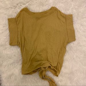 Free People Beach Yellow Top